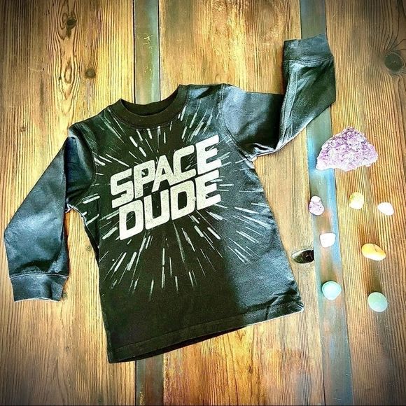 Carter’s BlackGraphic Tee Crewneck 3T NWOT - Picture 1 of 3